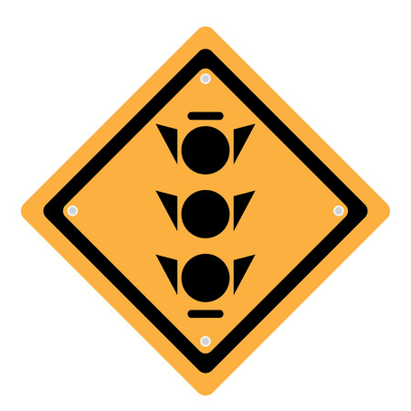 Isolated transit signal on a white background, Vector illustrationのイラスト素材