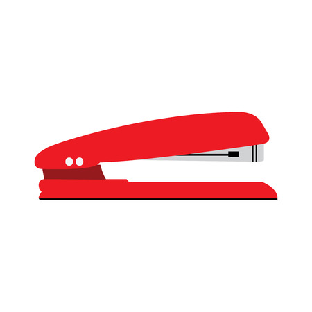 Isolated stapler on a white background, Vector illustrationのイラスト素材