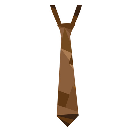 Isolated necktie on a white background, Vector illustrationのイラスト素材