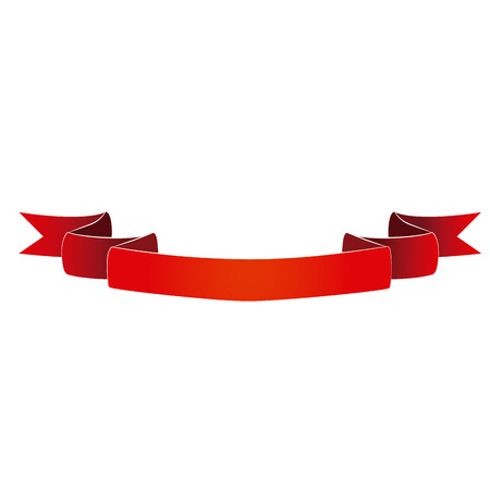 Isolated ribbon, Ornament, Vector illustrationのイラスト素材