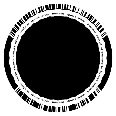 Isolated black label, Vector illustrationのイラスト素材