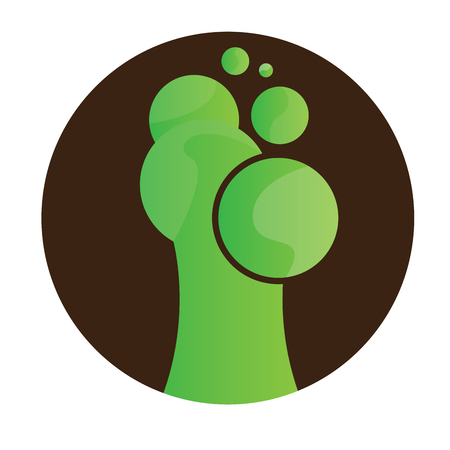 Isolated abstract tree on a white backgroundのイラスト素材