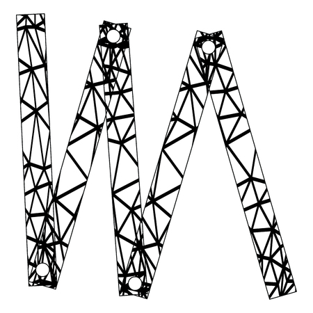 Isolated construction icon on a white backgroundのイラスト素材