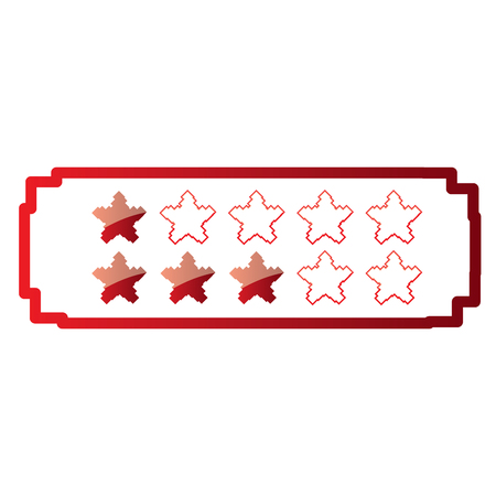 Isolated videogame bar on a white background, Vector illustrationのイラスト素材