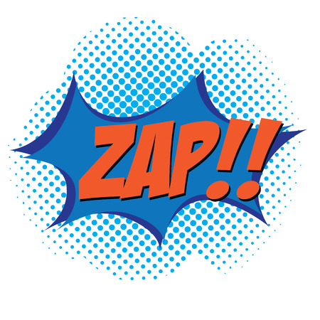 Isolated comic bubble speech on a white background, Vector illustrationのイラスト素材