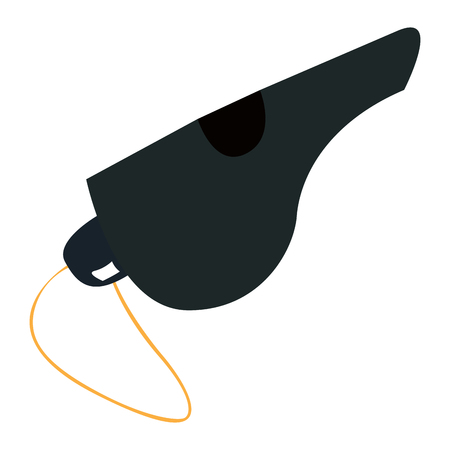 Isolated whistle on a white background, Vector illustrationのイラスト素材