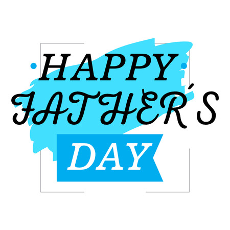 Happy father's day graphic design. Vectro illustrationのイラスト素材