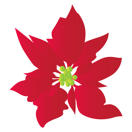 Isolated colored flower on a white background, Vector illustrationのイラスト素材