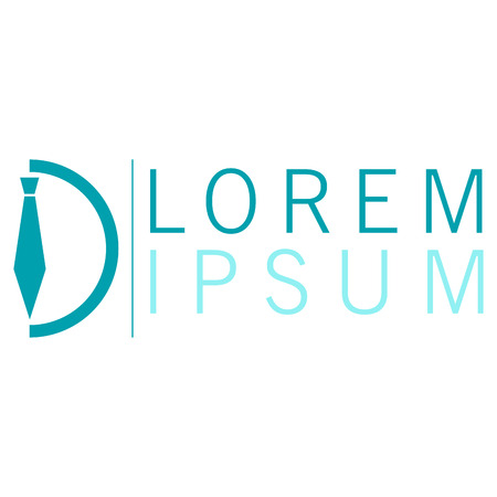 Isolated business logo on a white background, Vector illustrationのイラスト素材