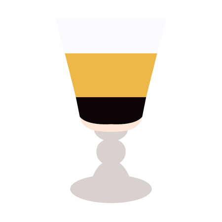 Isolated cocktail on a white background, Vector illustrationのイラスト素材