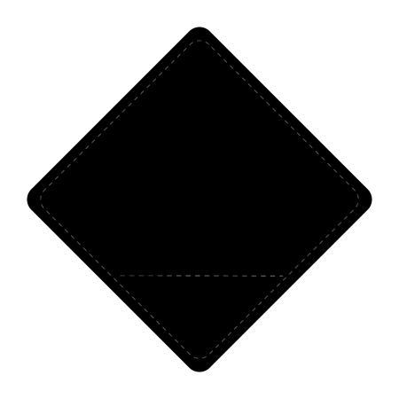 Isolated empty sale label on a white background, Vector illustrationのイラスト素材