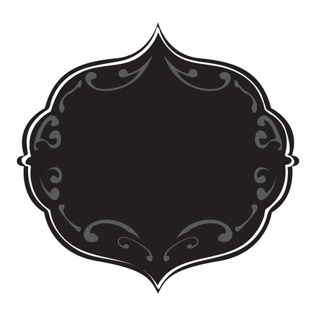 Isolated empty vintage sale label, Vector illustrationのイラスト素材