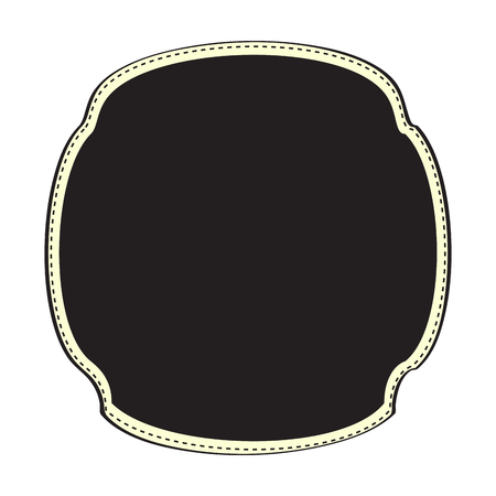 Isolated empty vintage sale label, Vector illustrationのイラスト素材