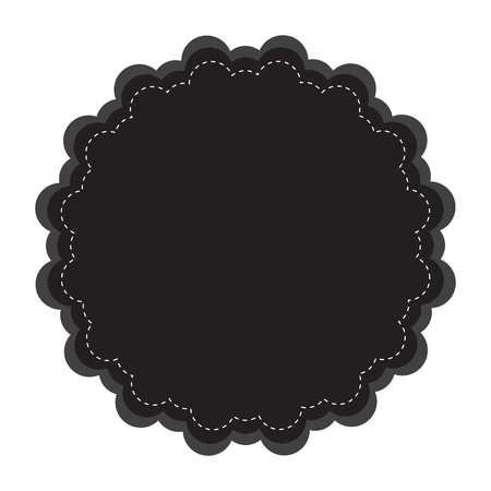 Isolated empty vintage sale label, Vector illustrationのイラスト素材