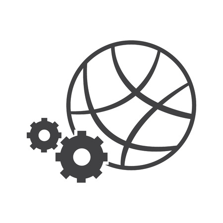 Isolated business icon on a white background, Vector illustrationのイラスト素材