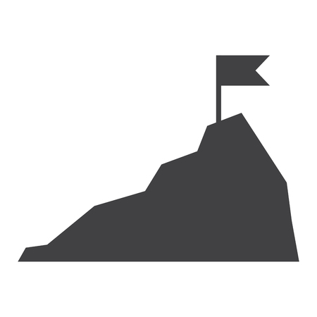 Isolated business icon on a white background, Vector illustrationのイラスト素材