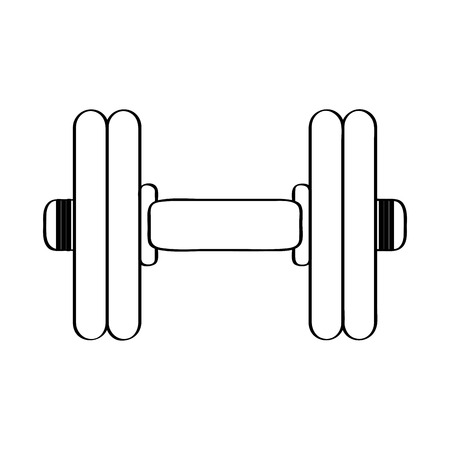 Isolated weight icon on a white background, Vector illustrationのイラスト素材