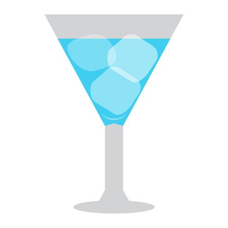 Cocktail isolated on white background, Vector illustrationの写真素材