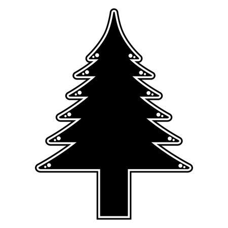 Christmas tree iconのイラスト素材