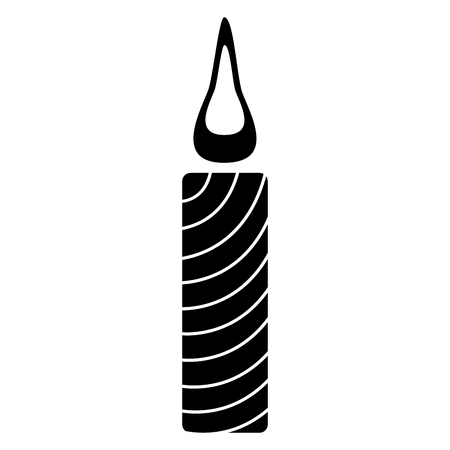 Christmas candle iconのイラスト素材