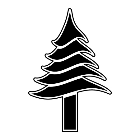 Christmas tree iconのイラスト素材