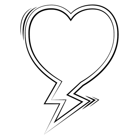 Comic speech bubble on white background, vector illustration.のイラスト素材