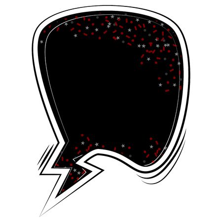 Comic speech bubbleのイラスト素材