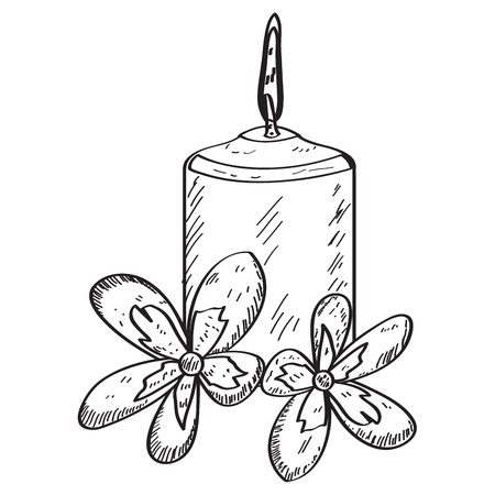 Spa icon flat design vector illustrationのイラスト素材