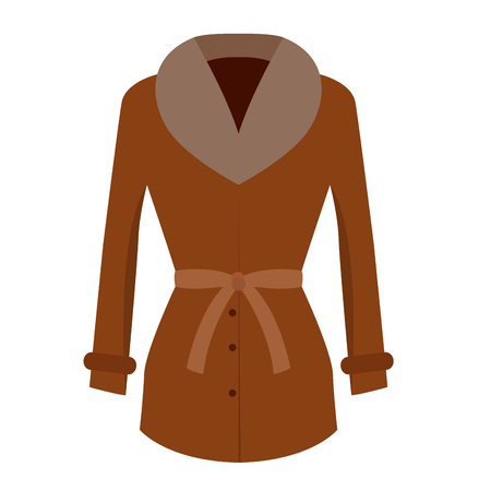 Isolated winter jacketのイラスト素材