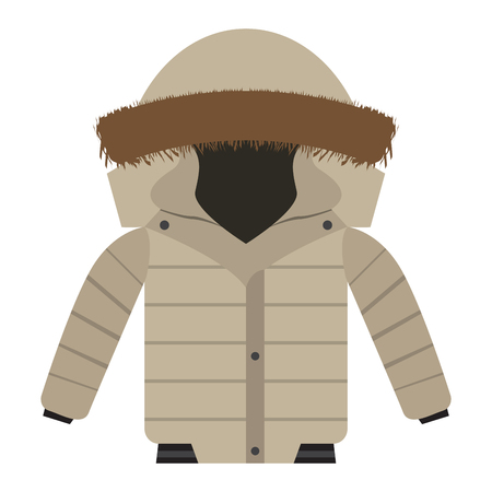 Isolated winter jacketのイラスト素材