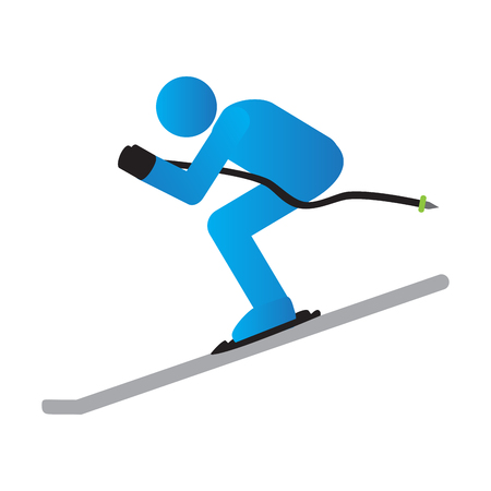 Abstract winter sport symbolのイラスト素材