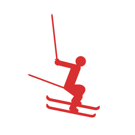 Abstract winter sport symbolの写真素材