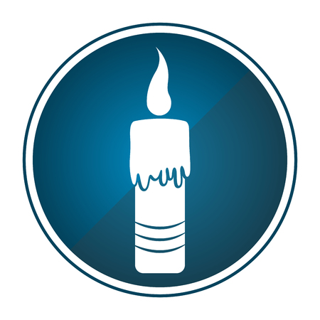 Christmas candle iconの写真素材