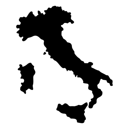 Map of Italyのイラスト素材