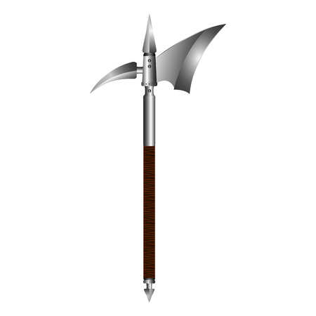 Isolated ax icon on white background illustration.のイラスト素材