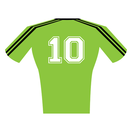 Isolated sport uniform illustration.のイラスト素材