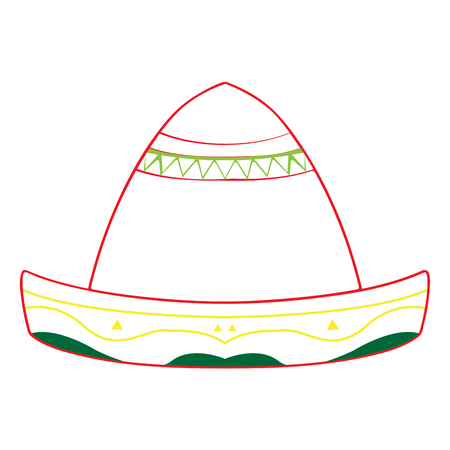 Mexican hat iconのイラスト素材