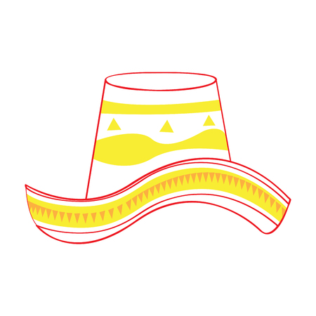 Mexican hat iconのイラスト素材