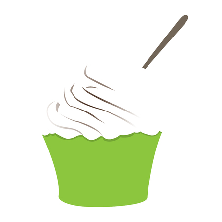 Isolated ice creamのイラスト素材