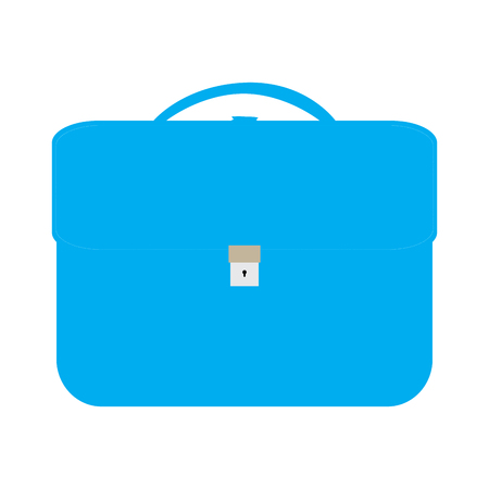 Isolated briefcase icon on a white background, vector illustrationのイラスト素材