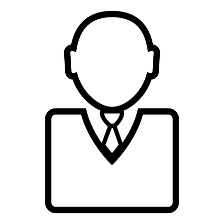 Isolated businessman icon image vector illustration designのイラスト素材