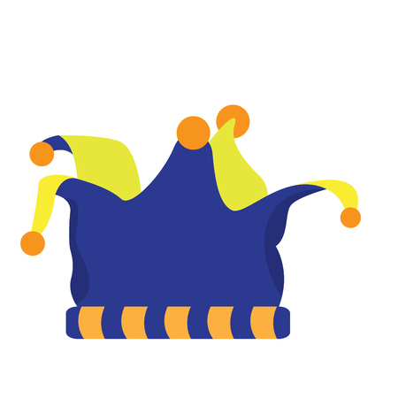 Harlequin hat image design illustration.のイラスト素材