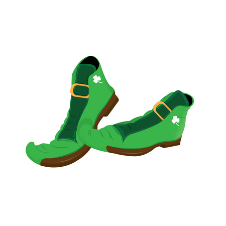 Irish elf shoe.のイラスト素材