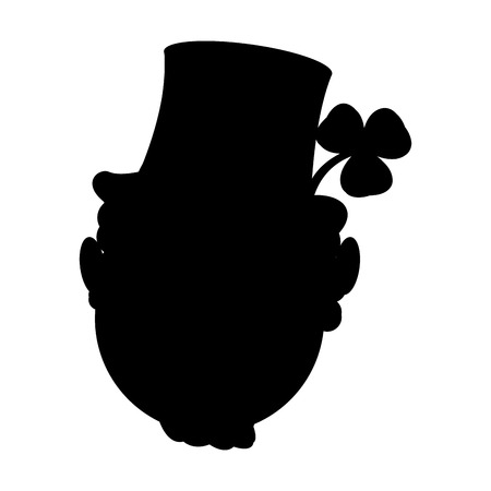 Irish elf silhouetteのイラスト素材