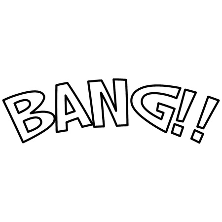 Isolated comic expression text. Vector illustration design.のイラスト素材
