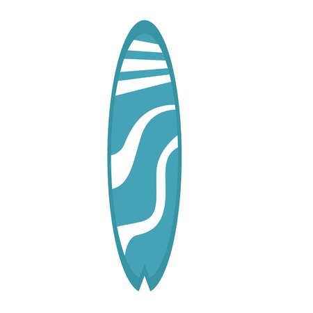 Isolated surfboard imageのイラスト素材