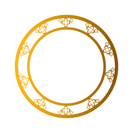 Empty traditional label. Chinese new year. Vector illustration designのイラスト素材