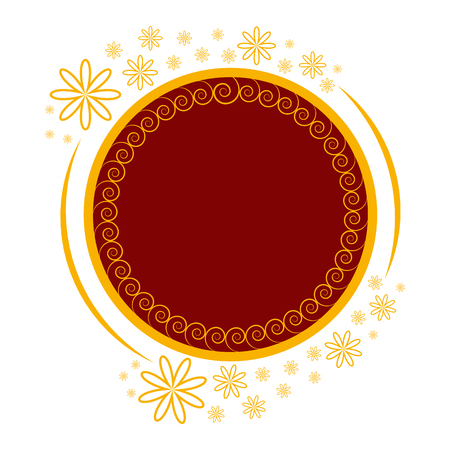 Empty traditional labelのイラスト素材