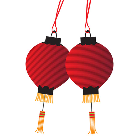 Isolated asian ornamentのイラスト素材