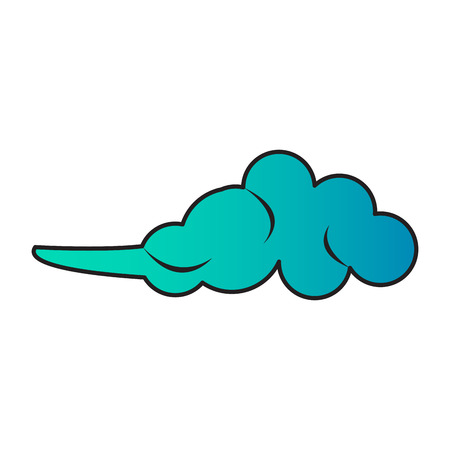 Asian clouds iconのイラスト素材